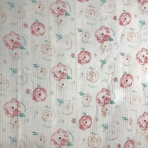 Aden + Anais Pink Floral Flowers Muslin Swaddle Baby Blanket Cotton